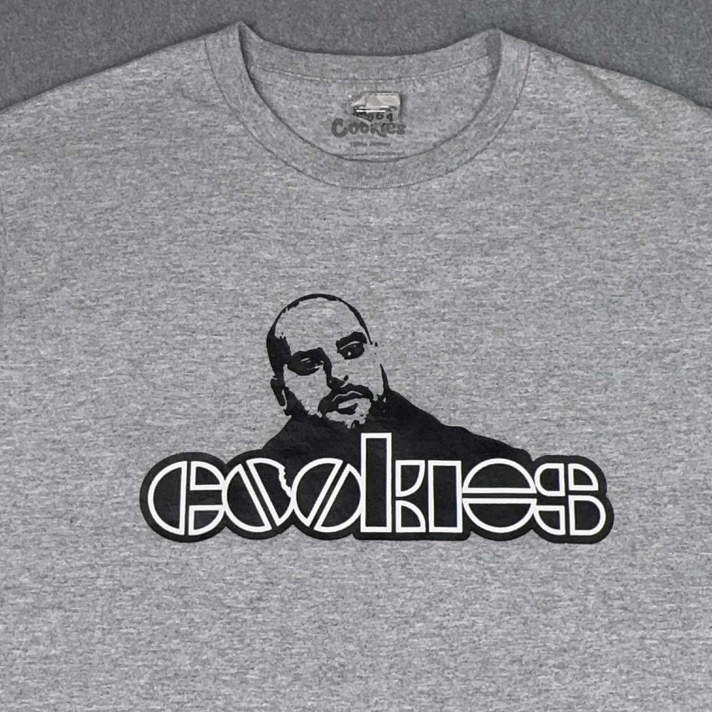 Cookies Legacy TShirt Heather Grey Men's Size Medium Skate Streetwear Berner‎